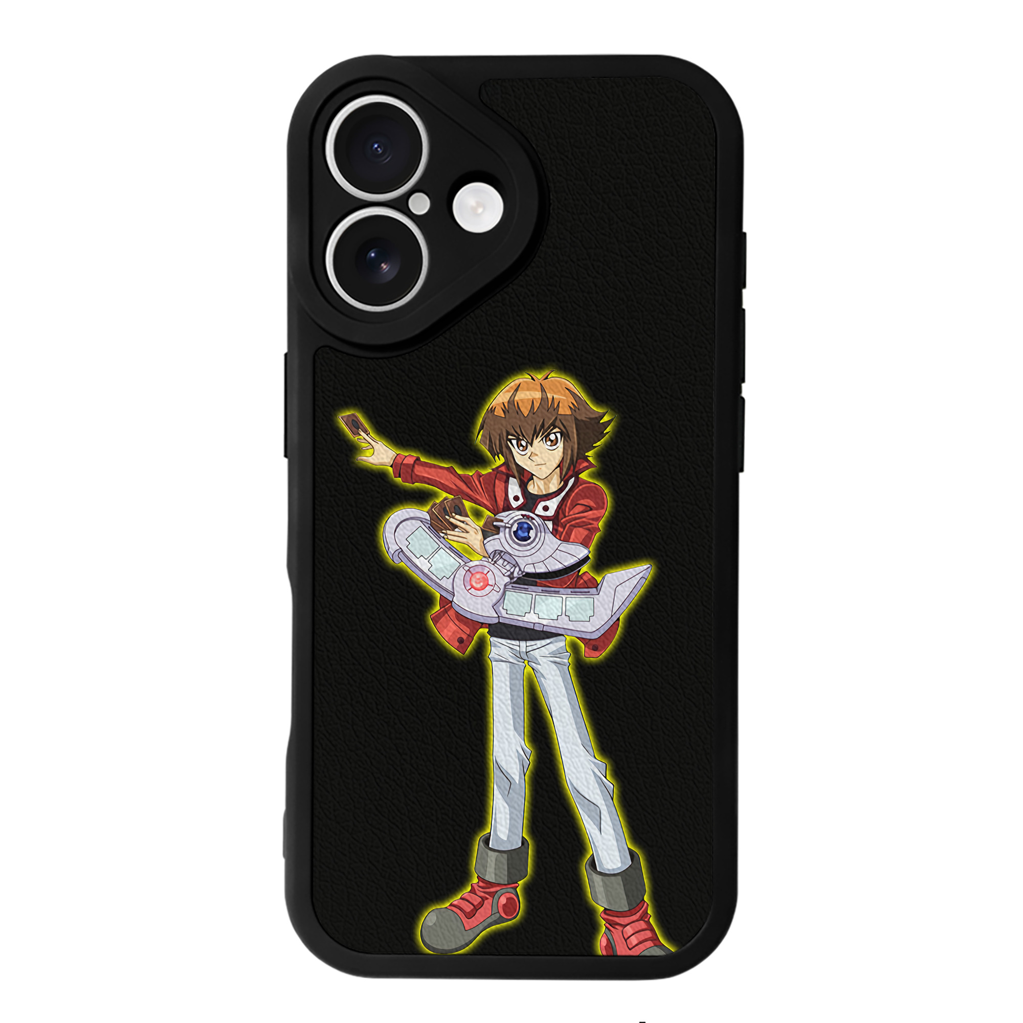遊☆戯☆王 Yu-Gi-Oh! 【iPhone 16シリーズ対応】シリコンスマホケース（レザー調） 材質：シリコン